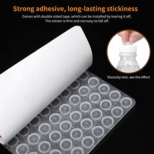 CHUNZEXI 320 PCS Clear Cabinet Door Bumpers, 1/2 Inch Round Rubber Pads - Image 5