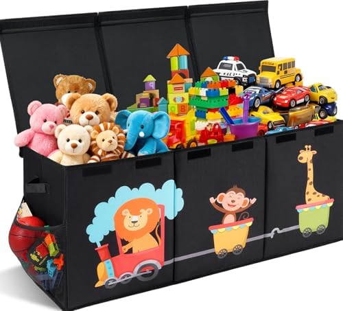Extra Large Toy Box Storage Chest with Lid for Kids’ Room - 40x16x14'' by MaxuniTechLife