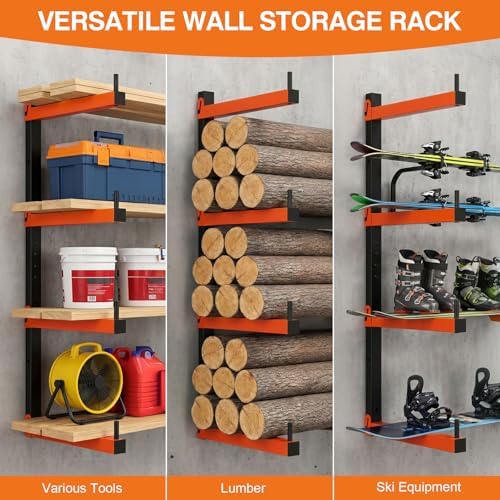 Housolution 4-Level Lumber Storage Rack - 4 Pack Holds Up 400LBS - Image 7