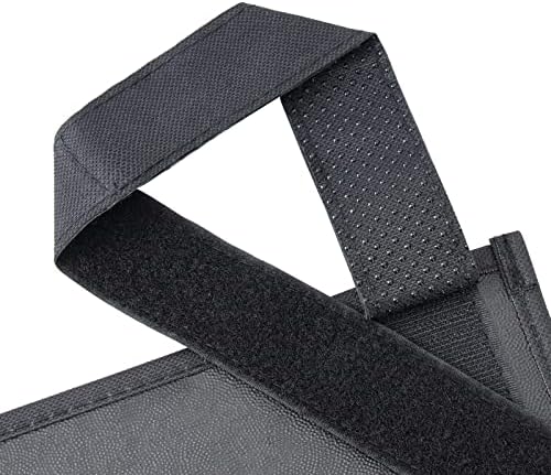 Zafit Hanging Bedside Caddy, Bedside Storage Organizer for Magazine, Phone, Remote control (6 Pockets-Black) - Image 6