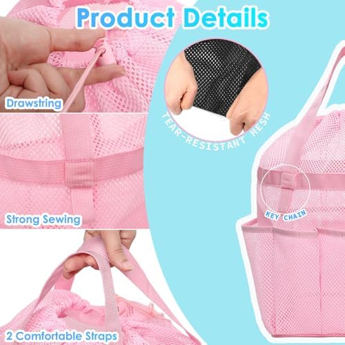 Fammart Mesh Shower Caddy Portable, Shower Bag College Dorm Room Essentials - Image 5