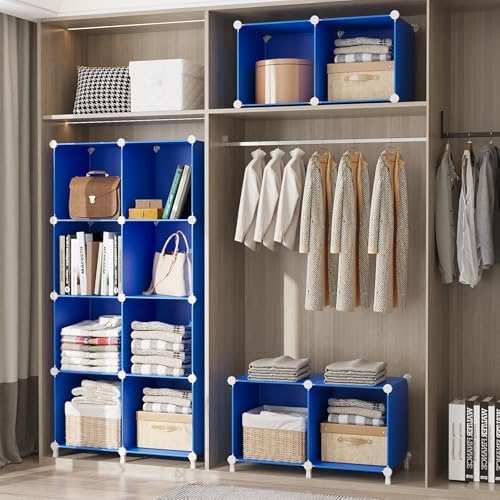 AWTATOS Cube Storage Organizer Closet Organizers 12 Cube Storage Shelves - Image 5