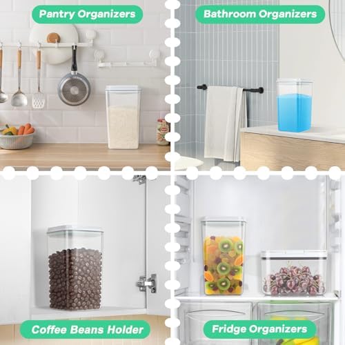 Flour Sugar Storage Container 4.2 Qt Tall Airtight Food Container & Scoop - Image 5