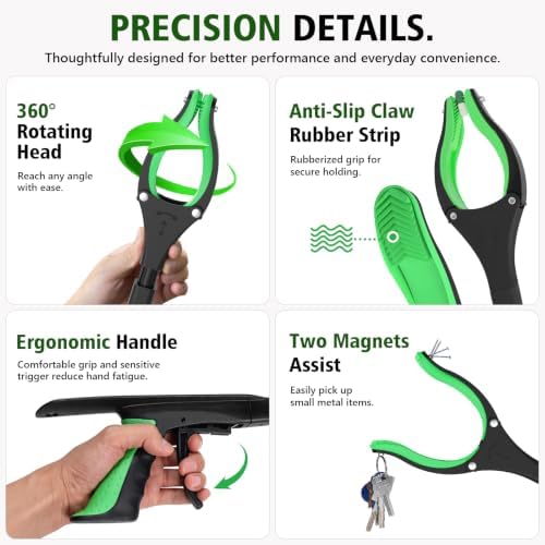 Extra Long Grabber Reacher Tool 51 Inch, Grabbers for Seniors - Image 5