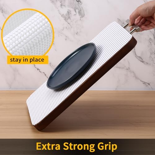 iwtmm Drawer Shelf and Cabinet Liners Non-Adhesive Extra Strong Grip - Keep Items in Place for Kitchen, Bathroom, Office & Wardrobe, Heavy Duty Anti-Slip Liners for Cabinets, Cupboards, Drawers - Image 2