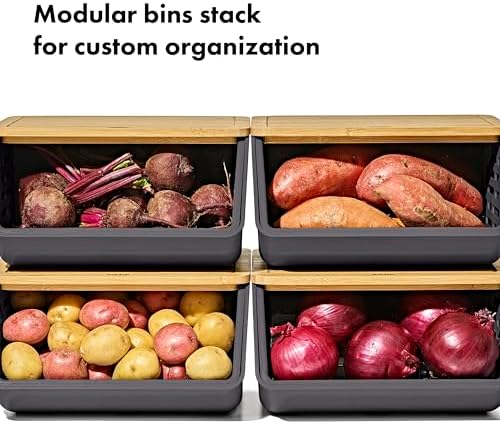 OXO Good Grips Produce Saver - Root Vegetable Bin, 5lb Capacity, Large (Pack of 4) - Image 2