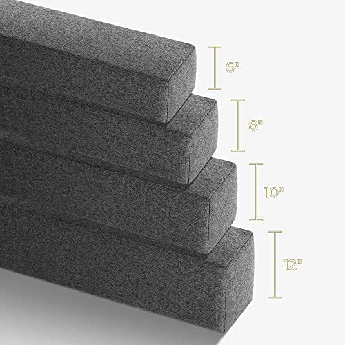 Deepshark Bed Gap Filler for Full Mattress, High-Density 45D Sponge, Removable and Washable Cover, Mattress Extender Filler for Headboard Gap, Bed Space Crack, Wall(54"×2"×12", Full) - Image 4