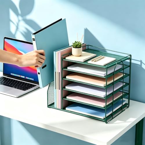 gianotter 6-Tier Paper Organizer With Magazine Holder - Image 6