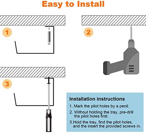 Under Desk Cable Tray - 2 Pack Cable Raceway for Wire Management. Metal Wire Organizer for Office, Studio and Home. Super Sturdy Cord Organizer for Desk - White Cable Management Under Desks - Image 6