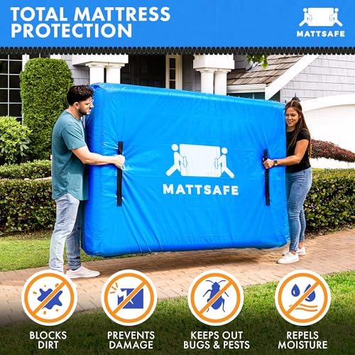 Nordic Elk Twin XL Size Mattress Bags for Moving and Storage, Bed Cover - Image 2