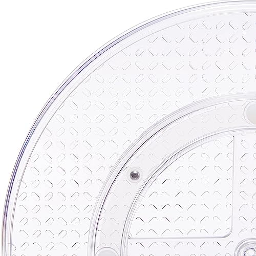 Amazon Basics Clear Lazy Susan Turntable Organizer for Organization, 12-Inch (Pack of 8) - Image 5