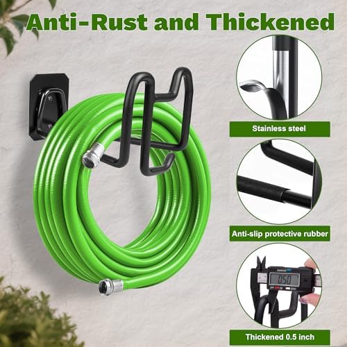 Garden Hose Holder Wall Mount Water Hose Holders for Outside - Image 5
