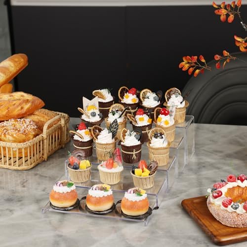 Goabroa 12" Large Display Risers, Display Shelves, Riser for Decor, 10 Pcs - Image 5