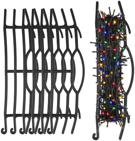 Ripeng 6 Pcs 15.7"extension Cord Storage, Xmas Light Organizer, Black by Ripeng