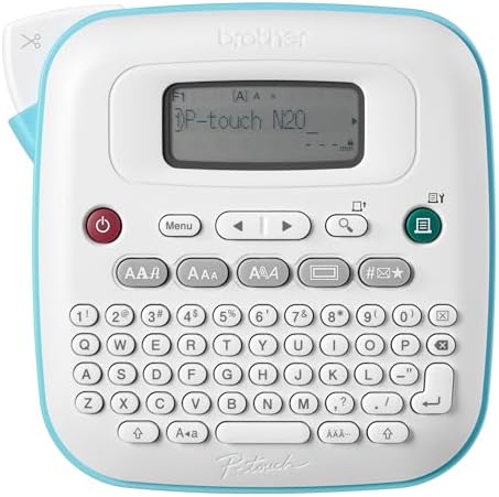 Brother P-Touch PT-N20 Personal Desktop Label Maker, Portable, Handheld and Prints, P-Touch Btag ~½” (12mm) Wide Color Personalized Label Tapes by Unknown