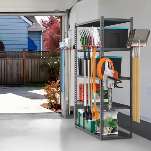 TORACK Garden Tool Organizer Wall Mounted, Folding Chair Storage Rack - Image 6