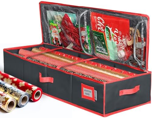 HOLDN’ STORAGE Premium Wrapping Paper Storage Container, Black by HOLDN%E2%80%99STORAGE