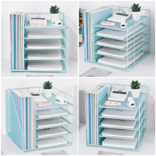 LEKETREE Desk Organizers and Accessories, 5-Tier Paper Letter Tray - Image 6