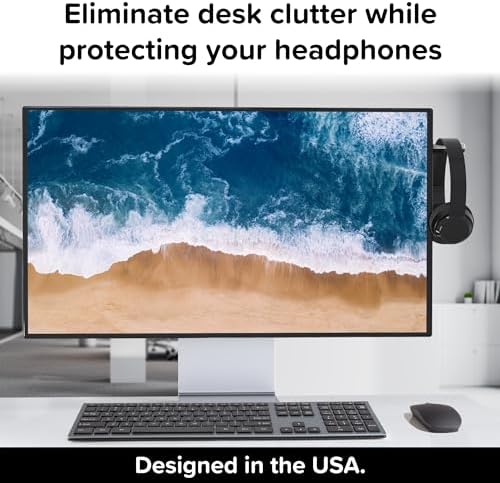 TotalMount Hidden Monitor Stand for Headphones – Does Not Block Monitor - Image 2