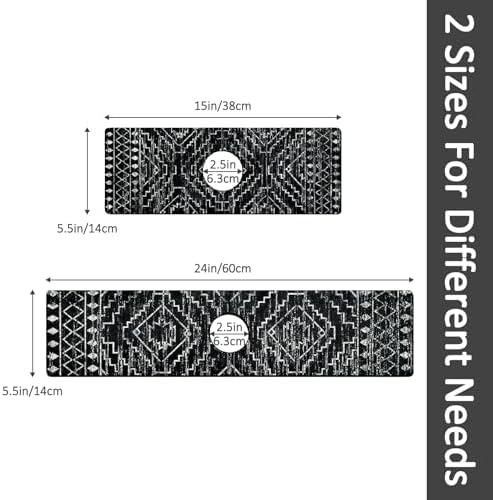 24" X 5.5" Kitchen Sink Splash Guard Faucet Mat Aztec Super Absorbent Fast Drying Faucet Guard & Draining Mat Sink Splash Guard Behind Faucet for Kitchen, Bathroom - Image 7