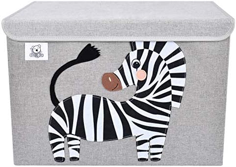 Large Toy Box Storage with Lid, Foldable Fabric Toy Chest Storage for Kids - Image 2
