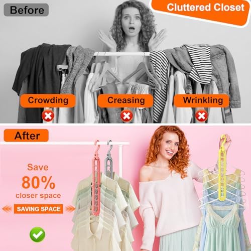 Closet Organizers and Storage,College Dorm Room Essentials Magic Hangers - Image 2