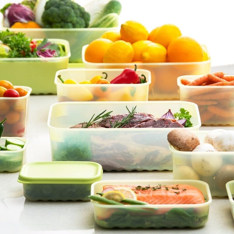 LocknLock Fresh-Block Plastic Food Storage Container | Produce Storage Containers for Fridge | Vegetable & Fruit Storage Containers for Fridge, Storage, Microwave & Dishwasher Safe, 760ml - Image 4