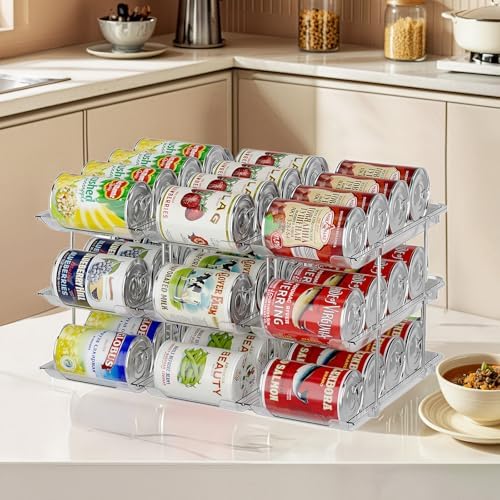 Can Organizer for Pantry, 3-Tier Combinable Can Rack by Unknown