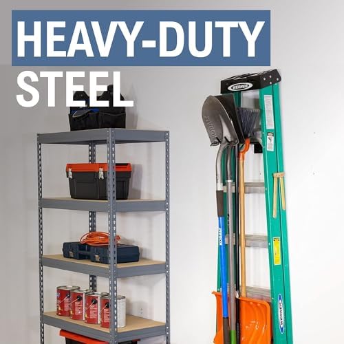 StoreYourBoard Heavy Duty Ladder Hooks for Garage Wall, Holds 2 Ladders - Image 4