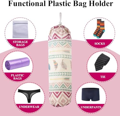 TOGETRUE Plastic Bag Holder, Wall Mount Plastic Bag Organizer Dispenser - Image 4