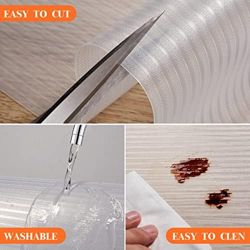 Mcrbeay 17.5" X 240" Refrigerator Liners Shelf Liner Washable - Image 4