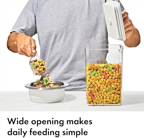 OXO Pet Food Storage POP Container - 1.1 Qt/1.0 L, Whisker Gray - Image 3