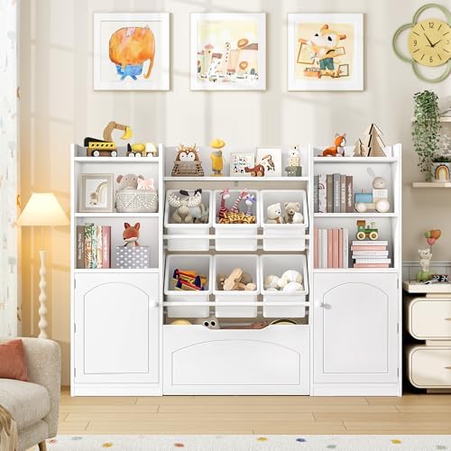 FINETONES Toy Storage Organizer with Movable Drawer Toy Organizer for Kids - Image 5