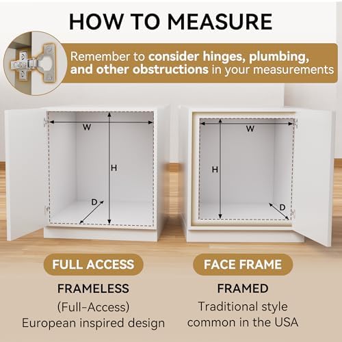 2 Tier Pull Out Drawers for Cabinets 21"W x 21"D, Farmeless&Farme - Image 4