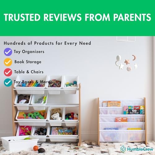Humble Crew Kids Toy Organizer with 12 Bins, 4 Tier Storage for Playroom - Image 6