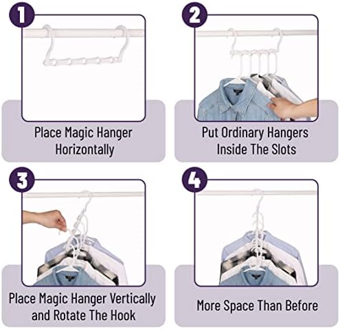 Mr. Pen- Space Saving Hangers, 16 pcs, 360° Rotating Hooks - Image 5