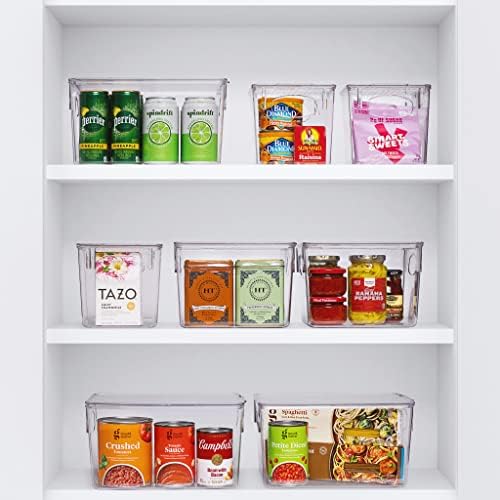 Sorbus Fridge Organizers and Storage, Clear Plastic Bins (Medium, 4 Pack) - Image 4
