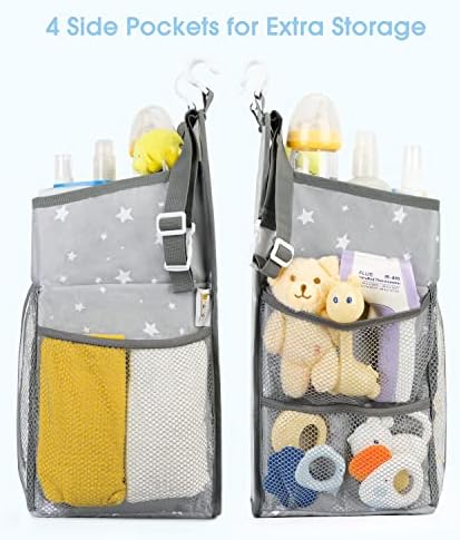 Maliton Changing Table Diaper Organizer Hold 50+ Diapers, (Star Pattern) - Image 6