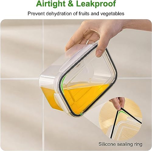 Freshmage Fruit Storage Containers for Fridge with Removable Colander 6 pcs - Image 4