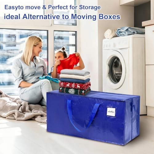 Extra Heavy Duty Large Moving Bags with Zippers and Reinforced Handles - Image 5