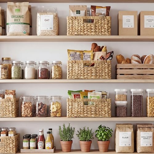 StorageWorks Large Wicker Baskets for Storage, Woven Basket for Gift, 1Pack - Image 2