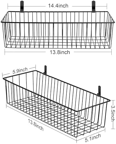 Toilet Paper Basket ( 1 Pack) - Black Wire Basket Metal Basket for Bathroom farmhouse decor - Wire Storage Baskets for organizing toilet tank topper, countertop - Image 2