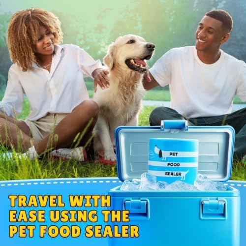 The Original Canned Dog Food Storage Container (2 Pack) Patent Pending Reusable Airtight Can Cover Pet Food Sealer - Keeps Dog Food Can Fresh in the Fridge, Eliminates Odor - Image 6