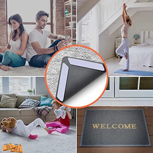 ZONGOOL 16PCS Rug Tape Non Slip Rug Pad Grippers Double Sided Carpet Tape - Image 3