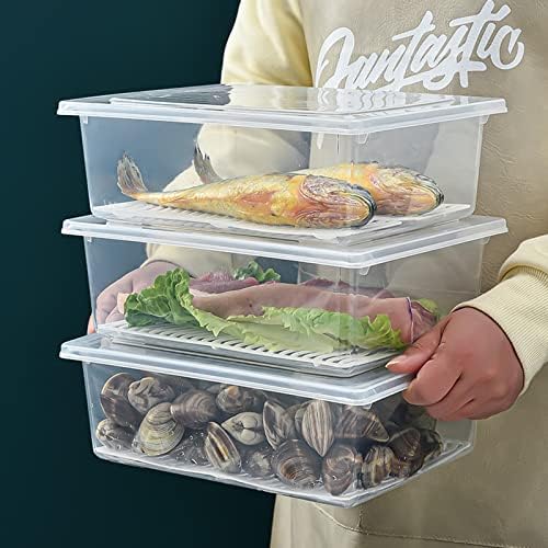 4PCS Food Storage Container, Plastic Food Containers X-Large - Image 3