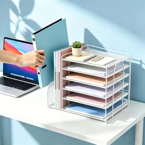 gianotter 6-Tier Paper Organizer With Magazine Holder - Image 6