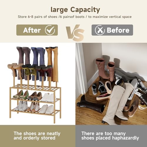 Detachable Boot Rack for Tall Boots Organizer,Shoe Rack Storage - Image 5
