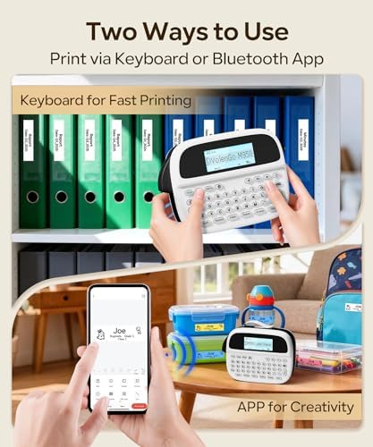 Label Maker Machine with Tapes, Rechargeable Label Maker Waterproof-Labels - Image 5