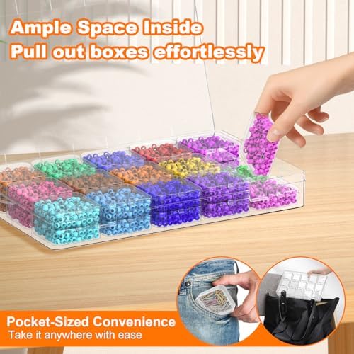 2 Pack 60 Pcs Bead Organizer Box, Clear Plastic Storage Containers - Image 7