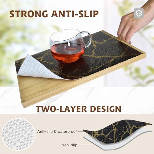 2-Layer Drawer and Shelf Liner for Kitchen Cabinet: 17in X 30Ft Non Slip - Image 3